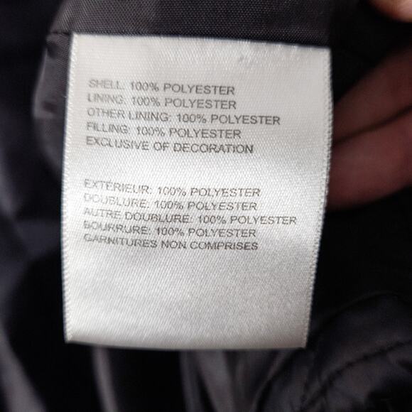 Laundry by Design Quilted Puffer Jacket Size 3X Black Gorpcore Quilted - Picture 9 of 11